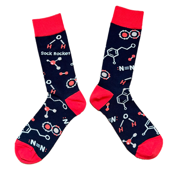 Sock Rocket Chemistry Science Socks