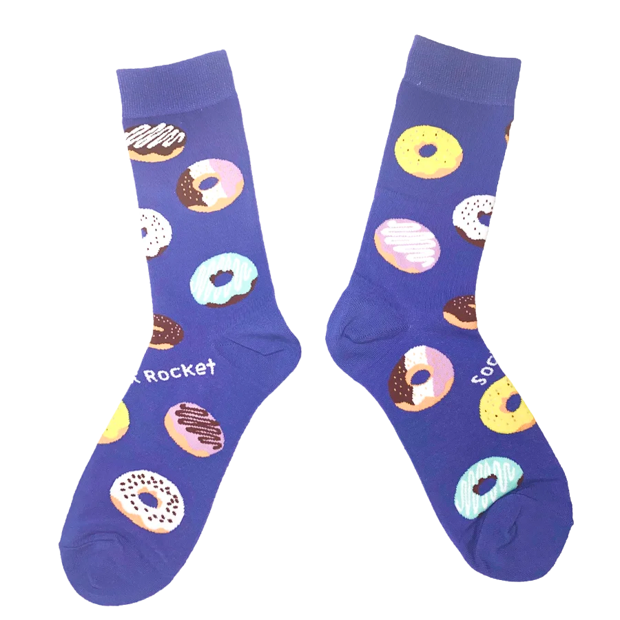 Sock Rocket Donut Socks