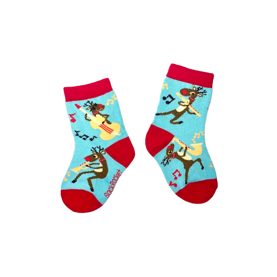 Sock Rocket Kids Reindeer Band Socks