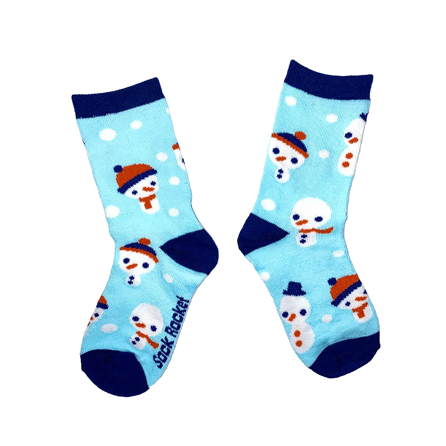 Sock Rocket Kids Snowmen Socks