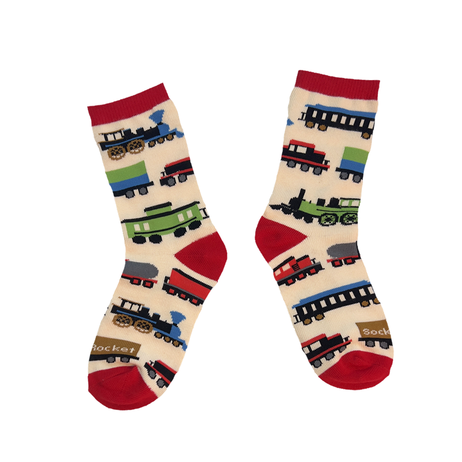 Sock Rocket Kids Train Socks