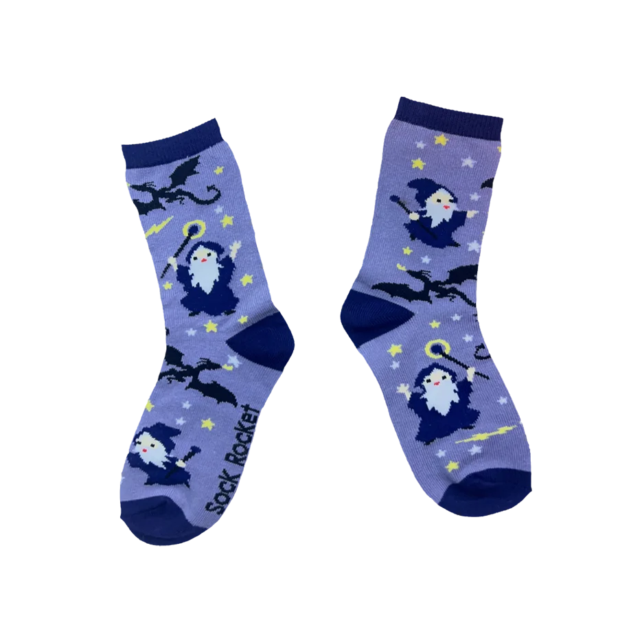 Sock Rocket Kids Wizard Socks