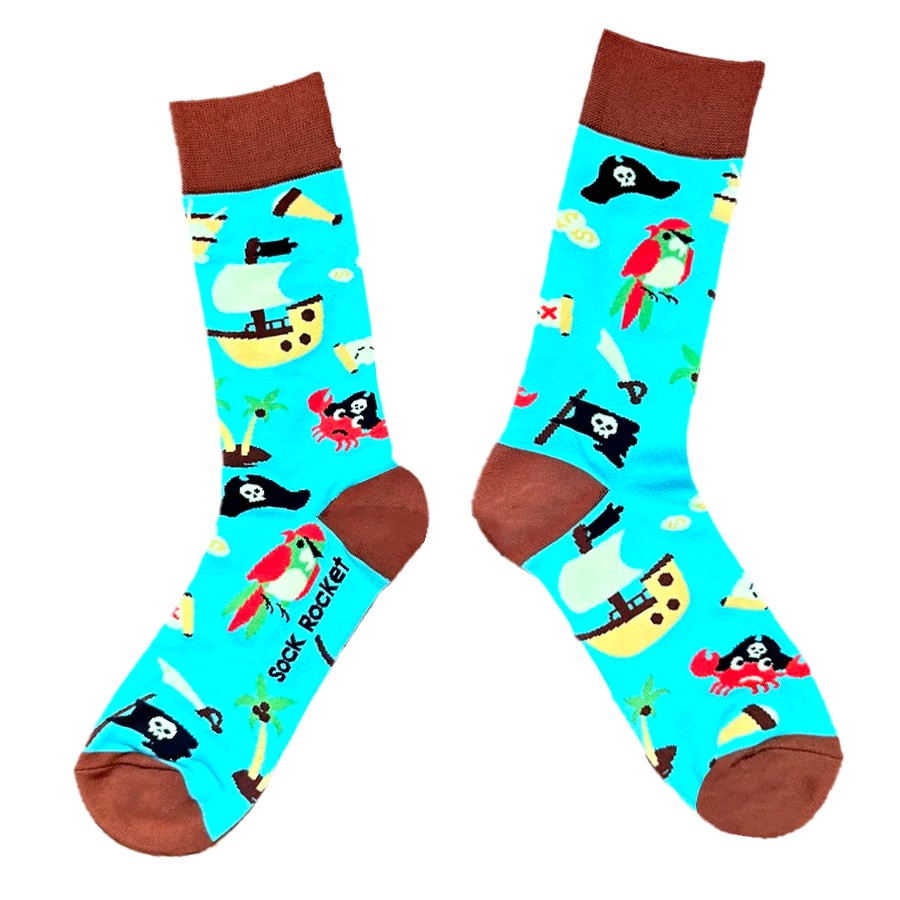 Sock Rocket Pirate Socks