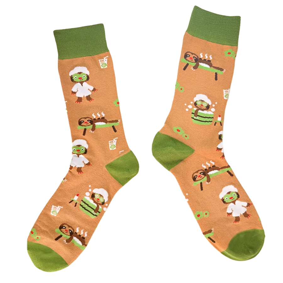 Sock Rocket Sloth Spa Day Socks