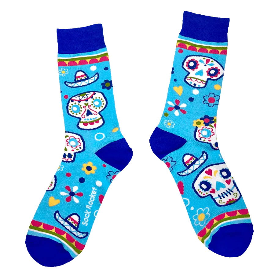 Sock Rocket Sugar Skull Socks