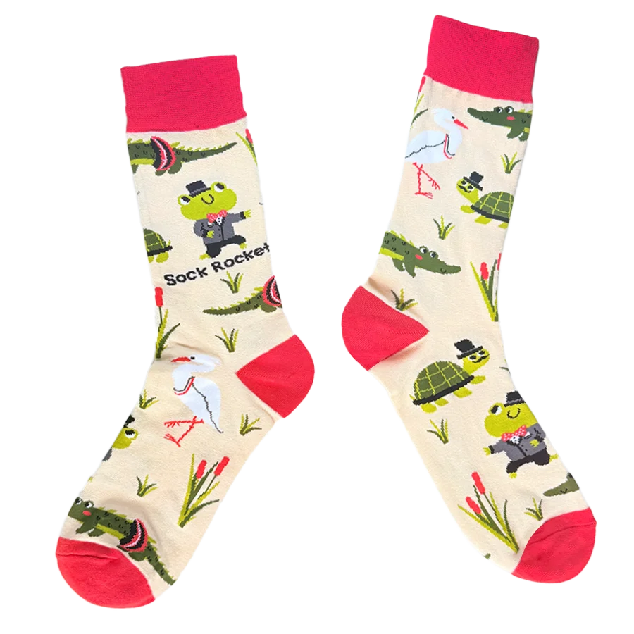 Sock Rocket Swamp Animal Socks