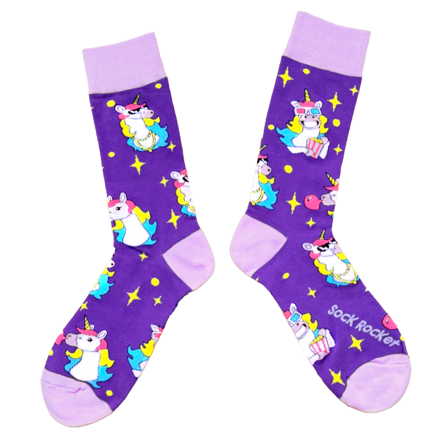 Sock Rocket Fly Unicorn Socks