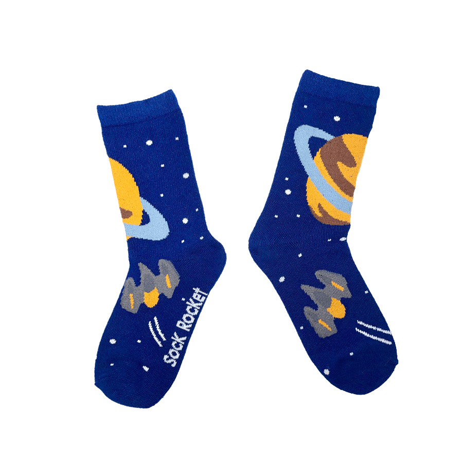 Kids Spaceships Socks Sock Rocket
