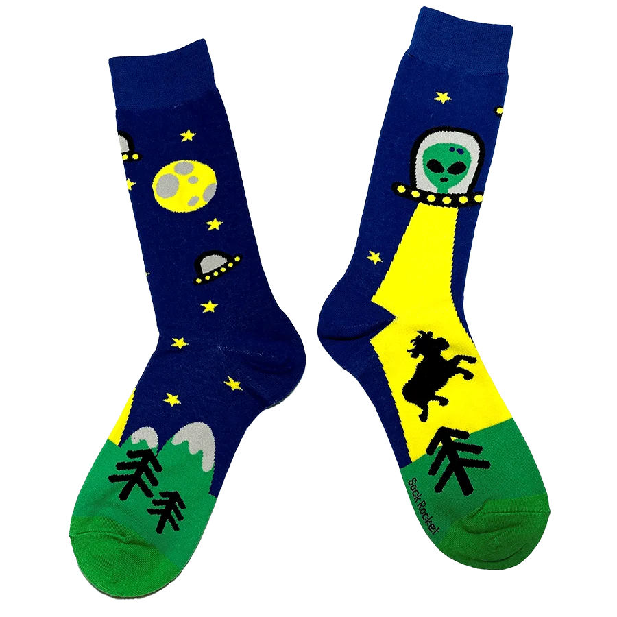 Sock Rocket Alien Socks