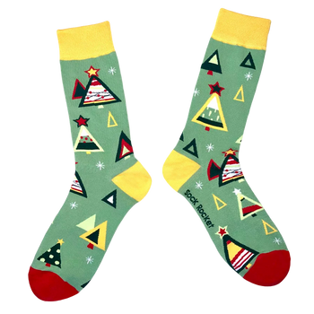 Sock Rocket Christmas Tree Socks