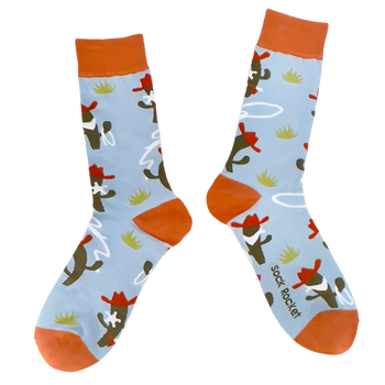 Sock Rocket Cowboy Cactus Socks