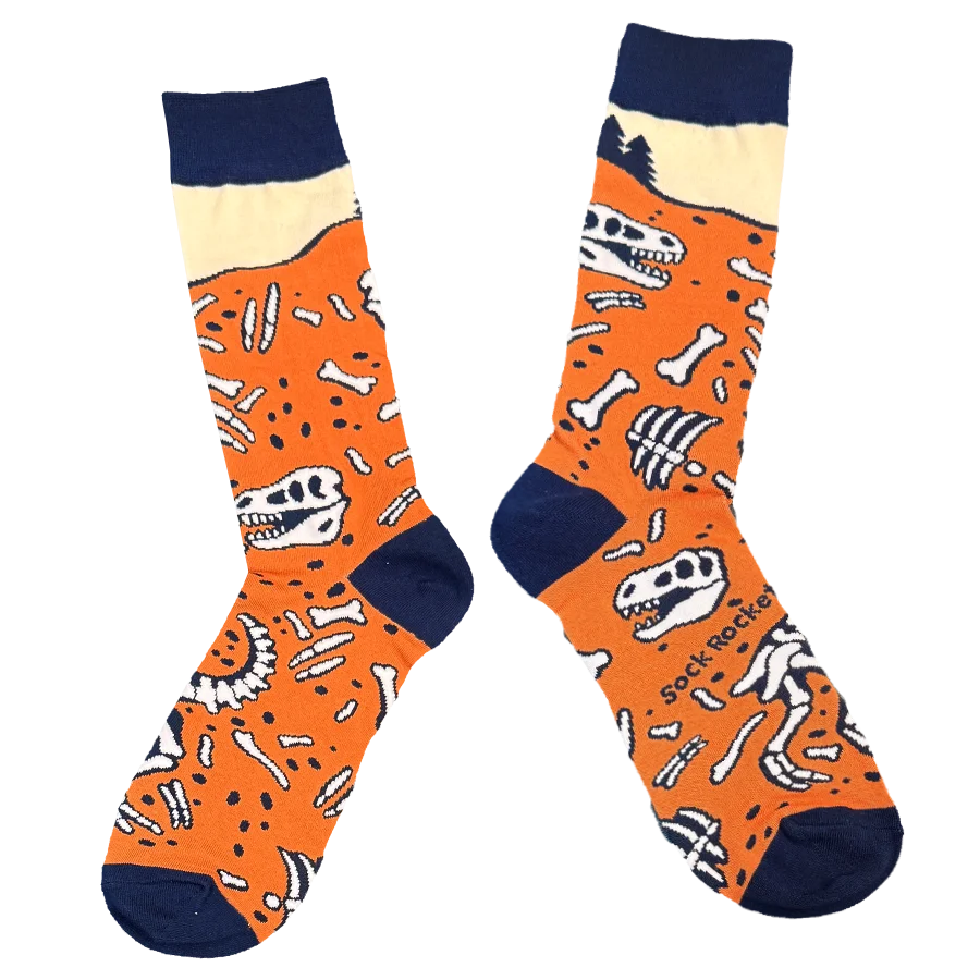 Dinosaur Bone Socks