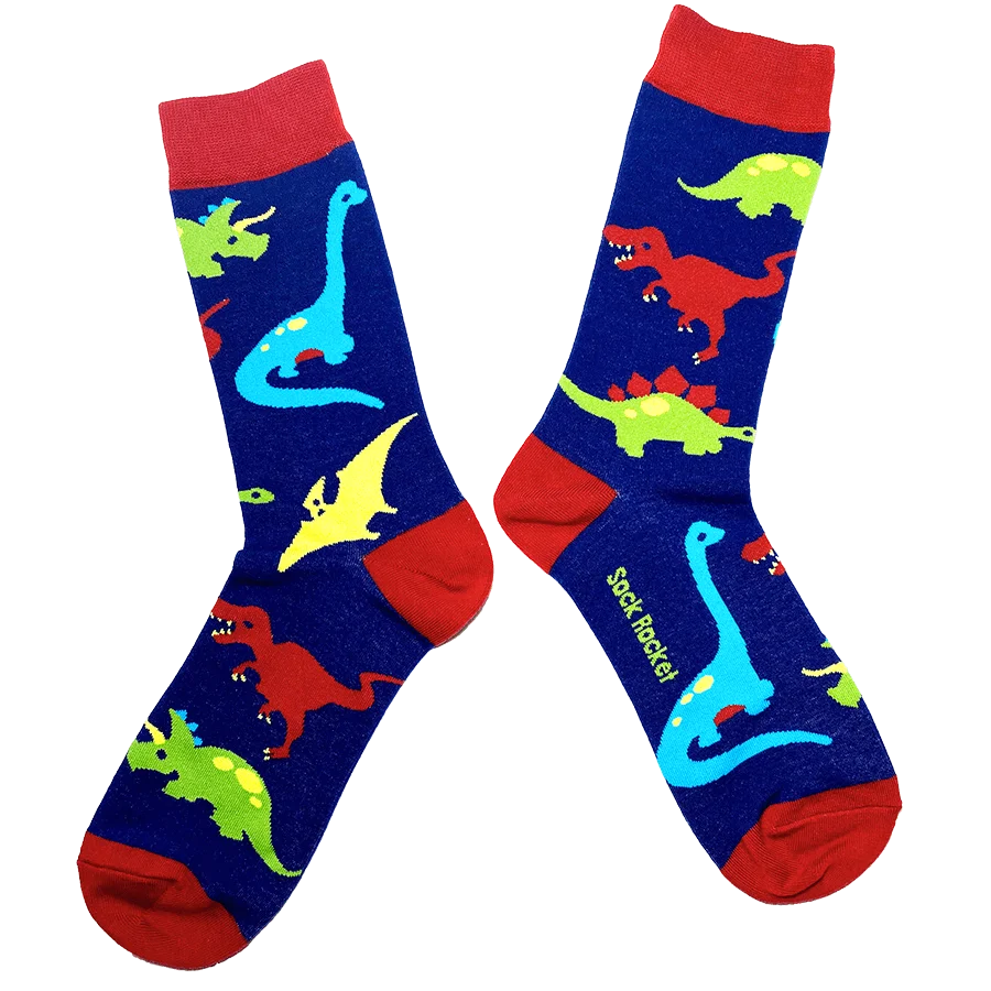 Sock Rocket Dinosaur Socks