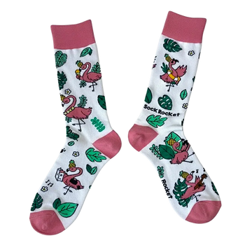 Flamingo Frenzy Socks