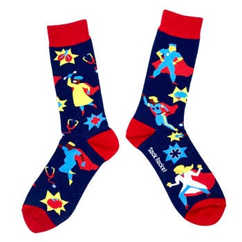 Sock Rocket Superhero Socks