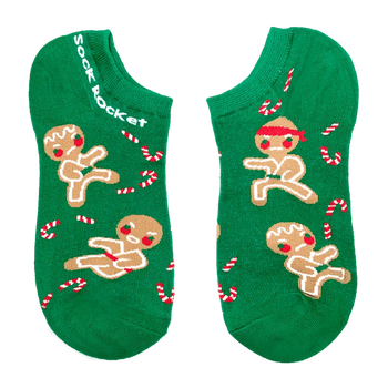 Sock Rocket Kung Fu Gingerbread Ankle Socks