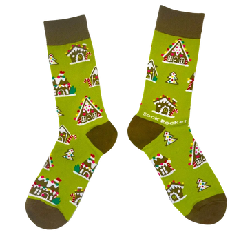 Gingerbread House Socks