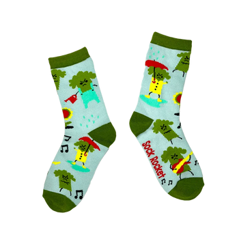 Sock Rocket Kids Ben's Broccoli Socks