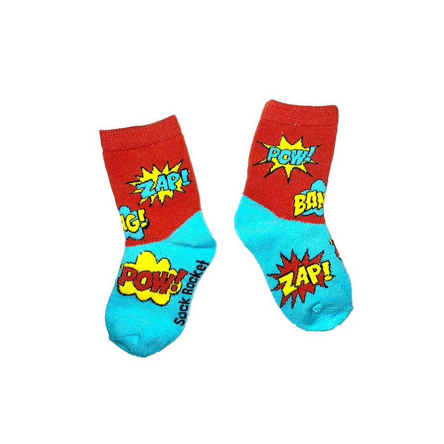 Kids Comic Socks | Sock Rocket