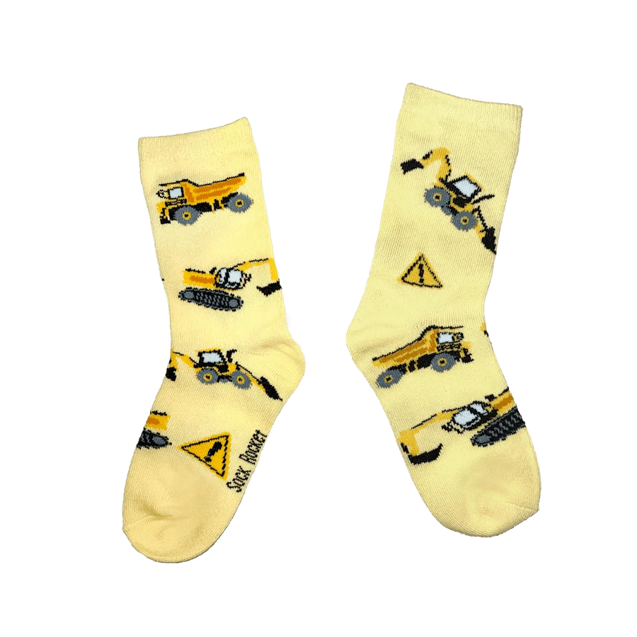 Sock Rocket Kids Construction Socks