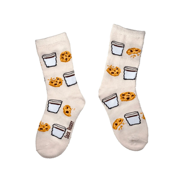 Sock Rocket Kids Milk and Cookies Socks