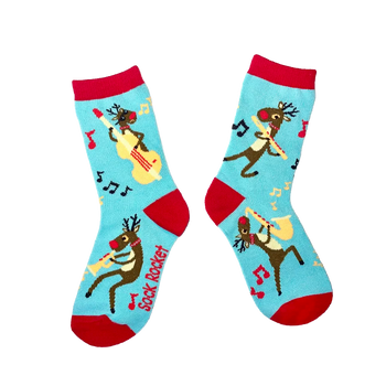 Sock Rocket Kids Reindeer Band Socks