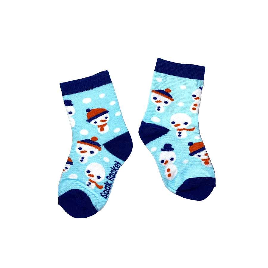 Sock Rocket Kids Snowmen Socks
