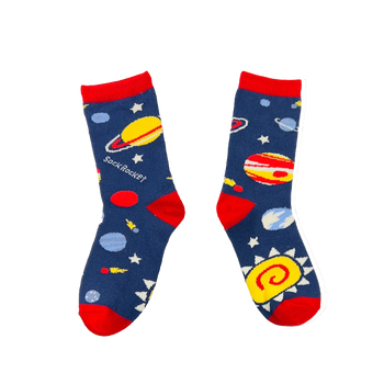 Sock Rocket Kids Solar System Socks