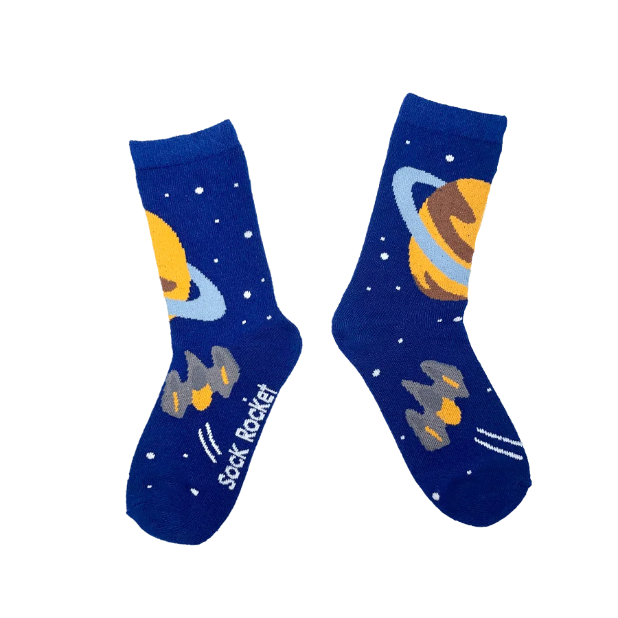 Sock Rocket Kids Spaceship Socks