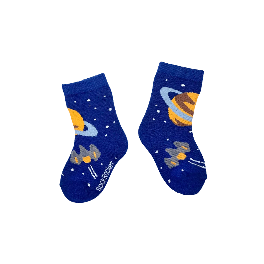 Sock Rocket Kids Spaceship Socks