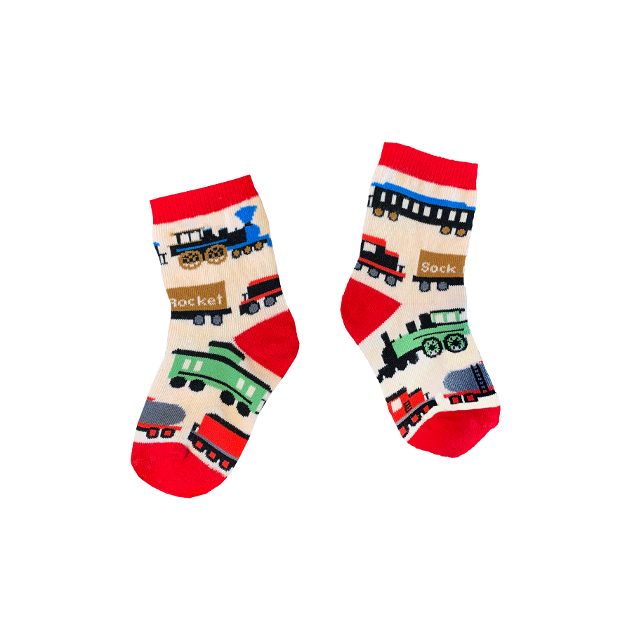 Kids Train Socks