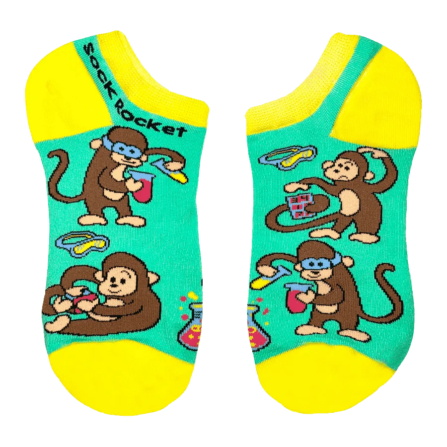 Sock Rocket Monkey Genius Ankle Socks