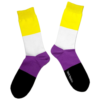 Sock Rocket Non Binary Pride Socks