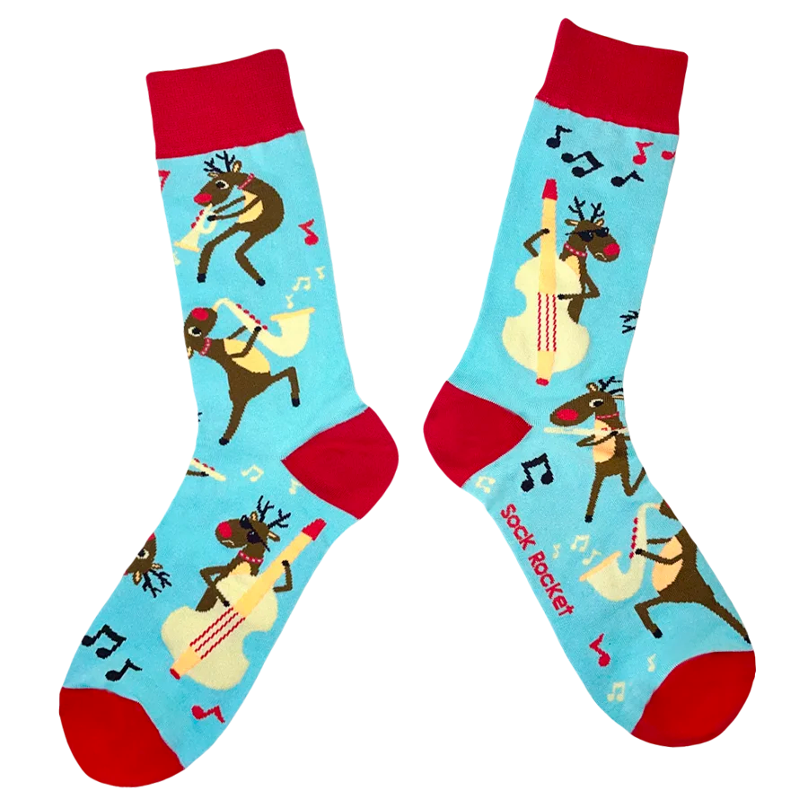 Sock Rocket Reindeer Band Socks