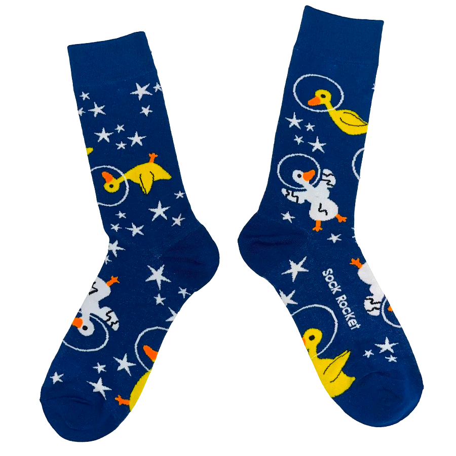 Ducks in Space Socks