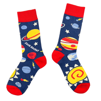 Sock Rocket Solar System Socks