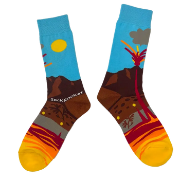 Layers of the Earth Socks