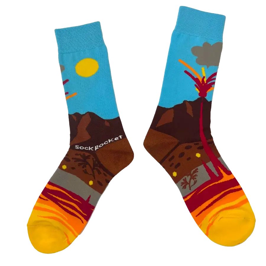 Layers of the Earth Socks