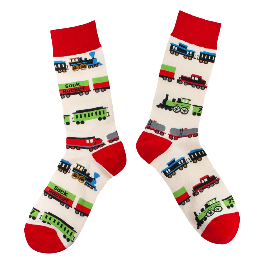 Sock Rocket Train Socks