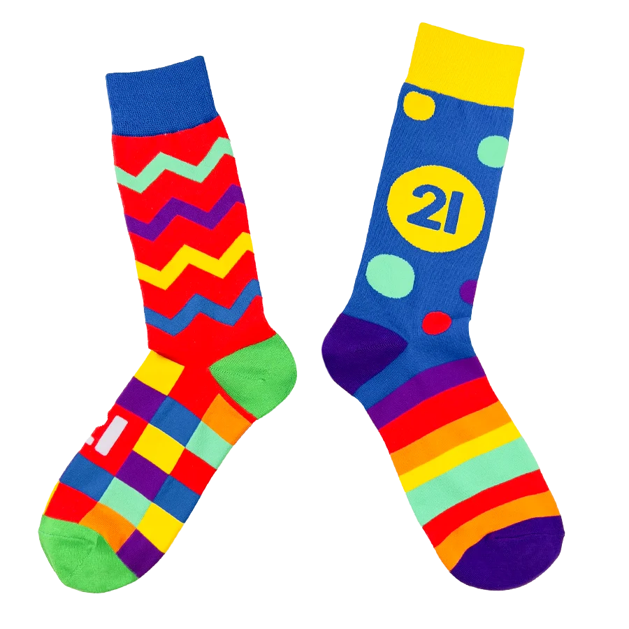 Sock Rocket Down Syndrome Socks