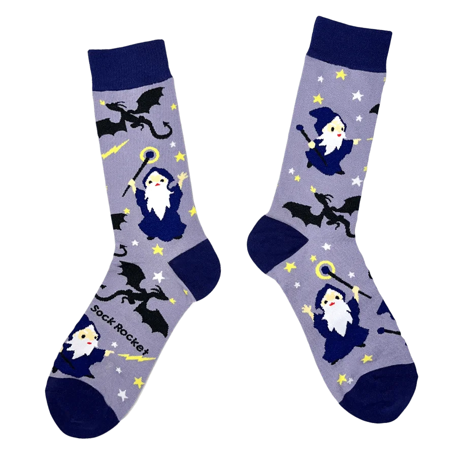 Sock Rocket Wizard Socks