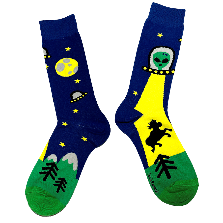 Sock Rocket Alien Socks