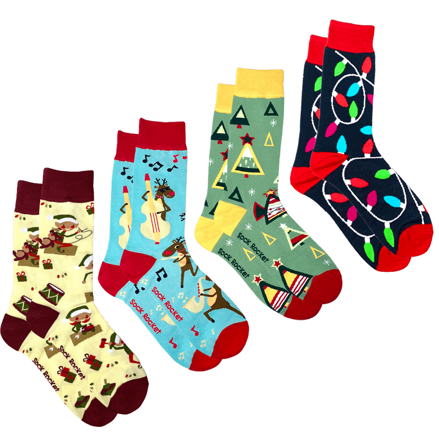Christmas Sock 4-Pack