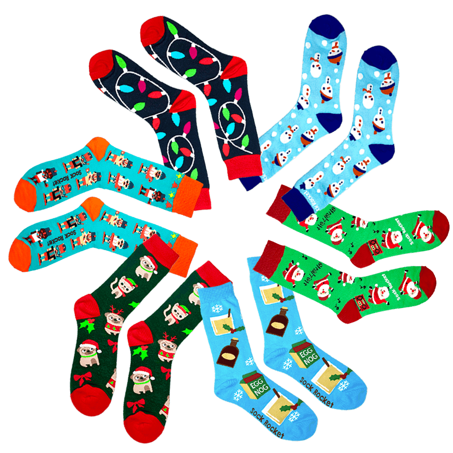 Christmas Sock 6-Pack