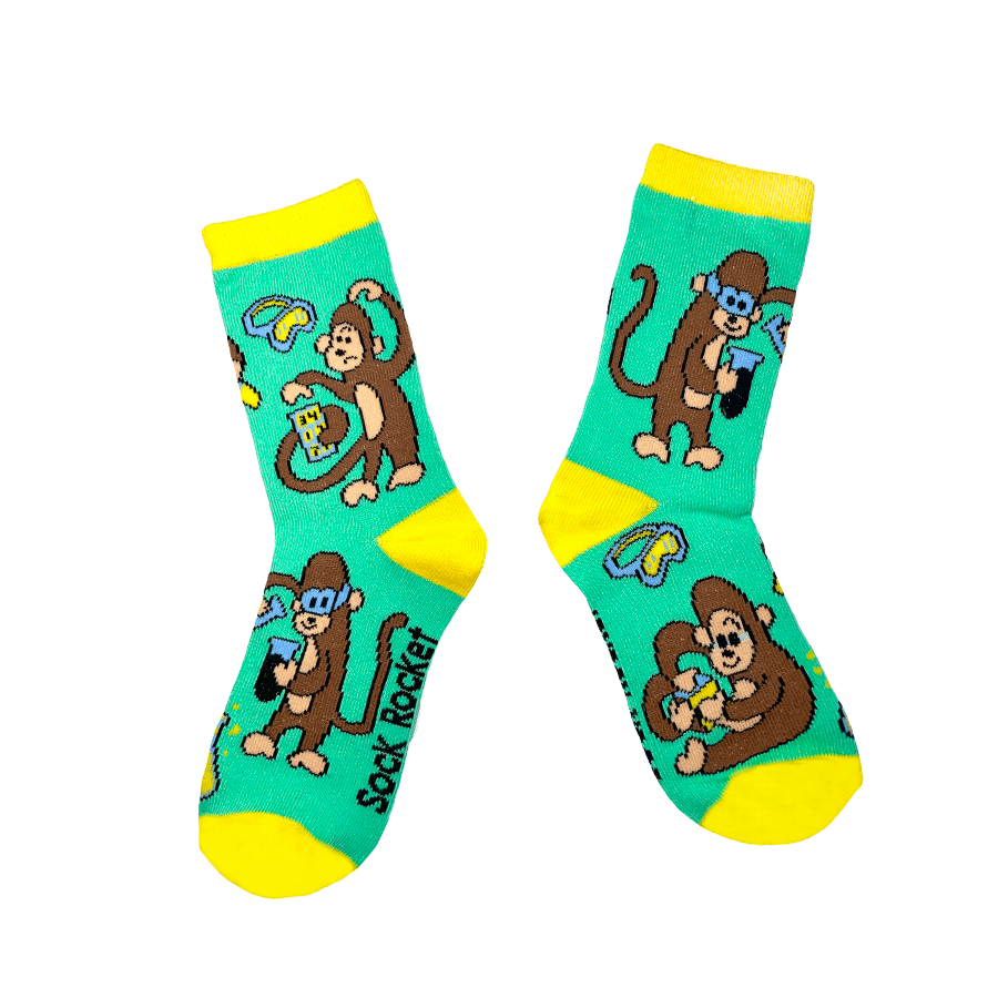 Kids Monkey Genius Socks