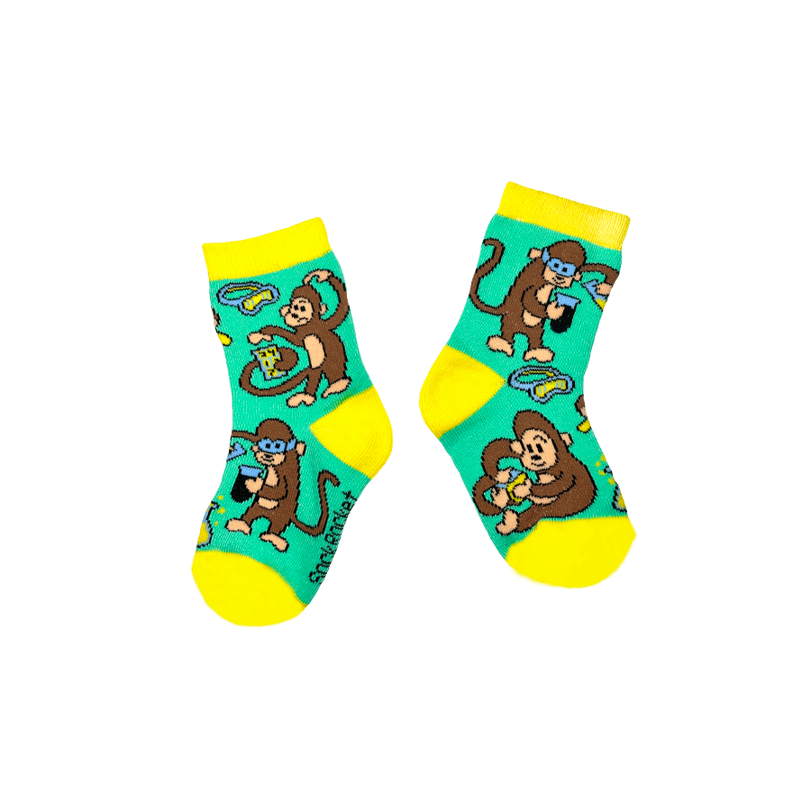 Kids Monkey Genius Socks