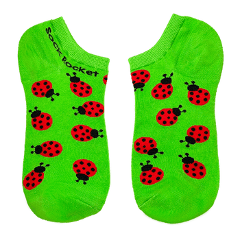 Ladybugs Ankle Socks