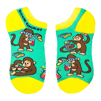 Monkey Genius Ankle Socks