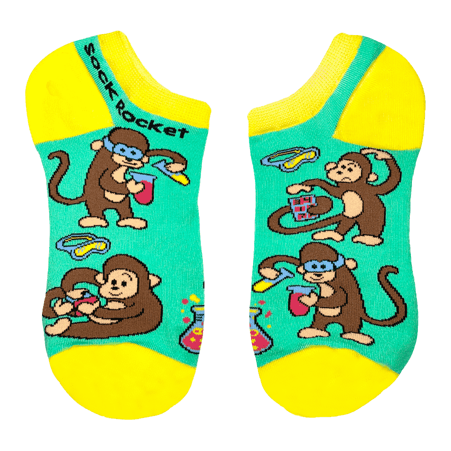 Monkey Genius Ankle Socks