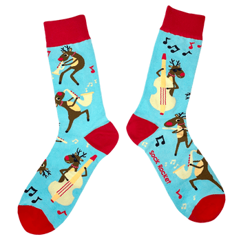 Reindeer Band Socks